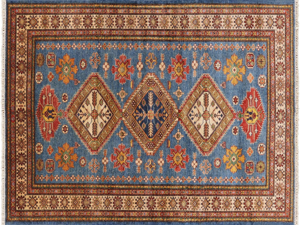 Super Kazak Hand Knotted Wool Rug - Manhattan Rugs