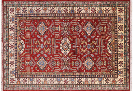 Super Kazak Handmade Wool Rug - Manhattan Rugs