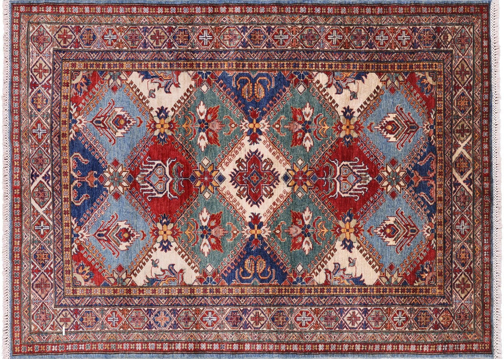 Hand Knotted Super Kazak Wool Rug - Manhattan Rugs