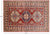 Red 5' 7" X 8' 1" Hand Knotted Super Kazak Rug - P8977