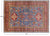 Blue 5' 8" X 8' 2" Hand Knotted Super Kazak Wool Rug - P8978
