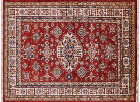 Super Kazak Hand Knotted Wool Rug - Manhattan Rugs