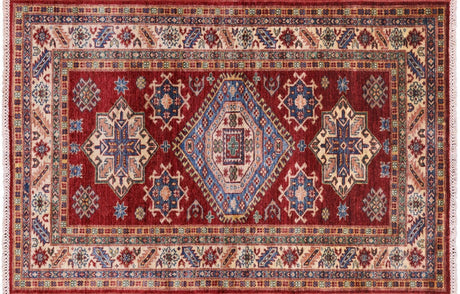 Super Kazak Hand Knotted Rug - Manhattan Rugs