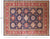 Blue 8' 0" X 9' 11" Super Kazak Handmade Area Rug - P9150