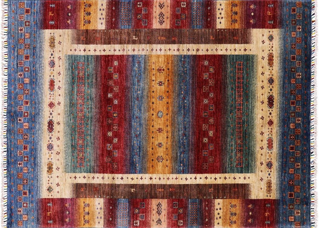 Persian Gabbeh Hand Knotted Wool Rug - Manhattan Rugs