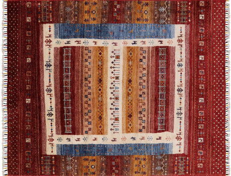 Persian Gabbeh Handmade Tribal Rug - Manhattan Rugs