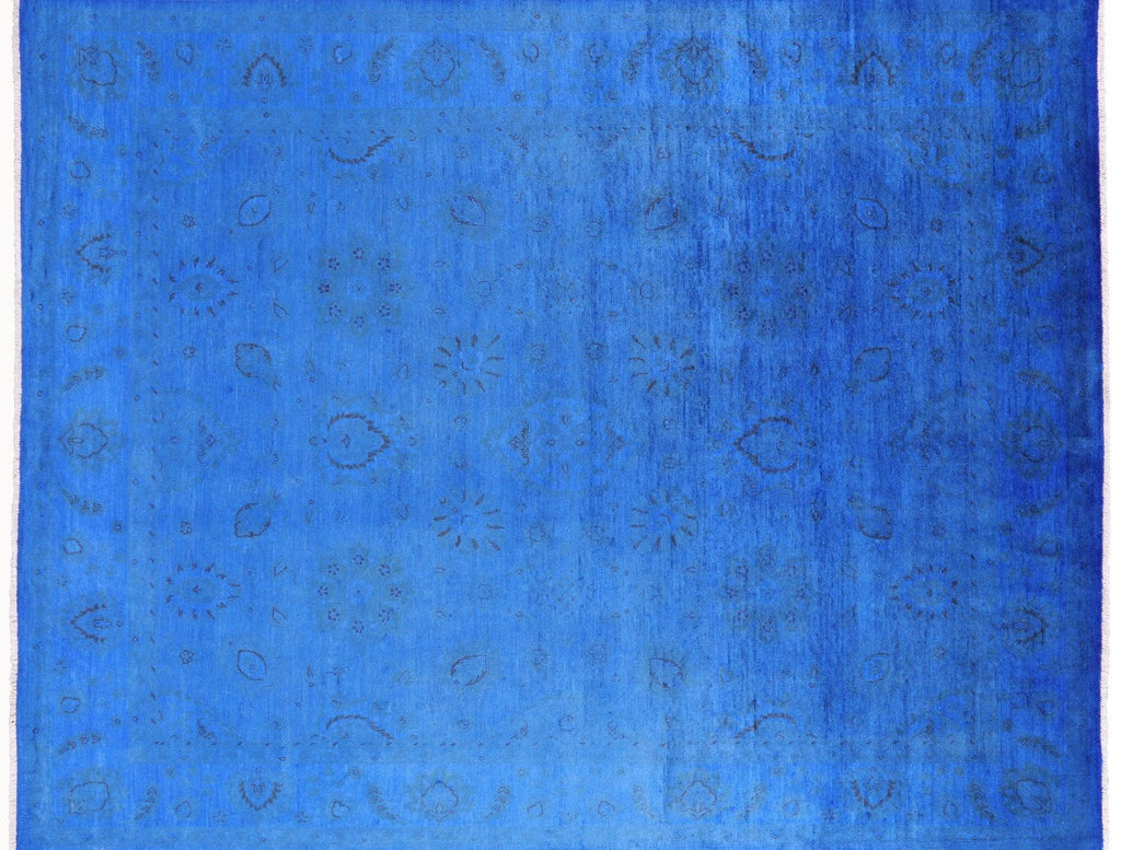 Full Pile Overdyed Hand Knotted Wool Rug - Manhattan Rugs