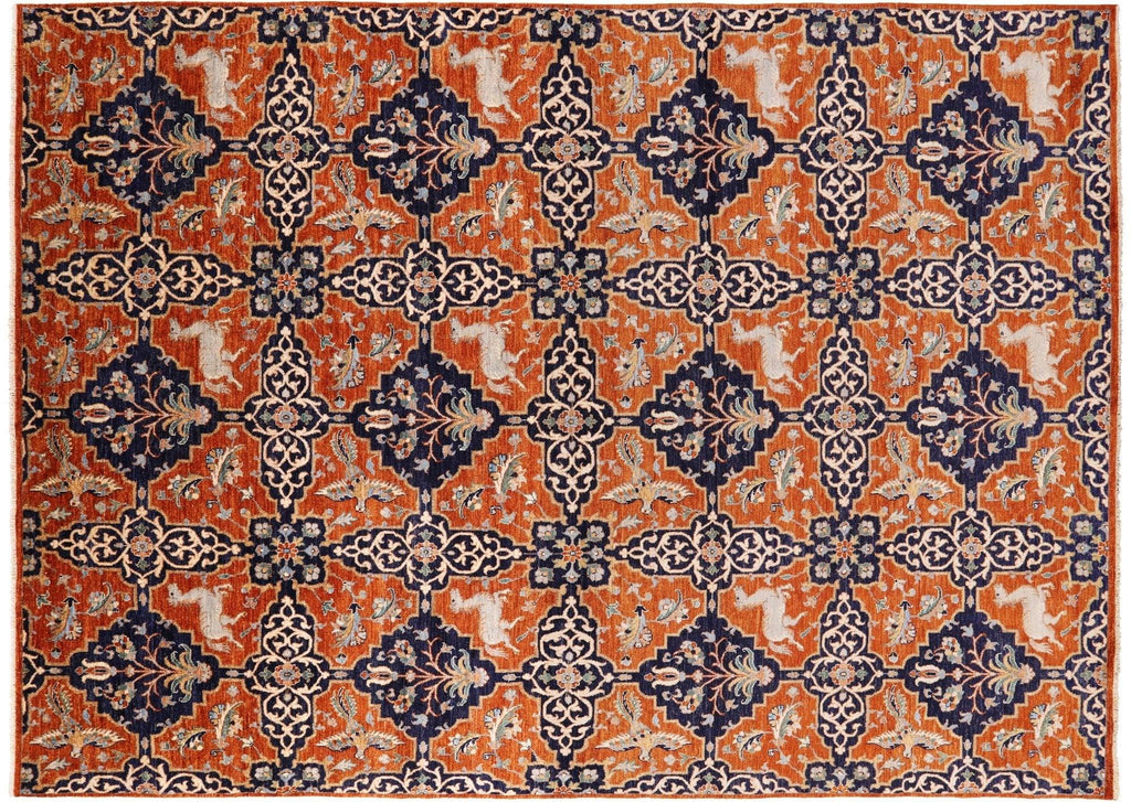 Fine Serapi Hand Knotted Wool Area Rug - Manhattan Rugs