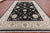 Black Turkish Oushak Hand Knotted Wool Area Rug - Manhattan Rugs