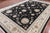 Black Turkish Oushak Hand Knotted Wool Area Rug - Manhattan Rugs