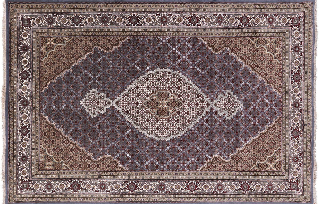 Persian Tabriz Handmade Wool & Silk Area Rug - Manhattan Rugs