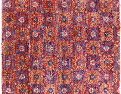 Modern Hand Knotted Wool Area Rug - Manhattan Rugs