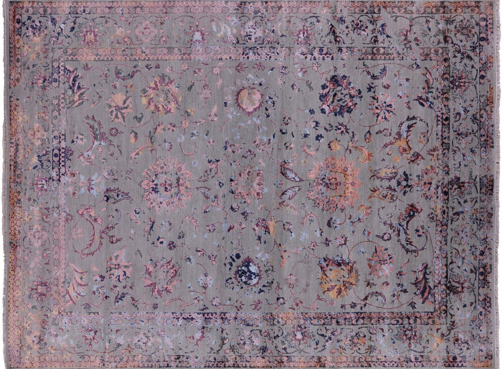 Wool & Silk Hand Knotted Persian Area Rug - Manhattan Rugs