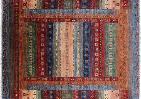 Persian Gabbeh Tribal Handmade Wool Area Rug - Manhattan Rugs