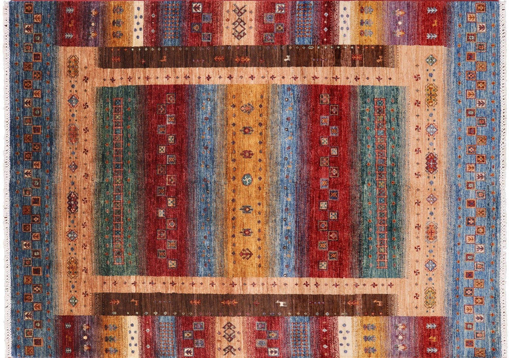 Persian Gabbeh Tribal Handmade Rug - Manhattan Rugs