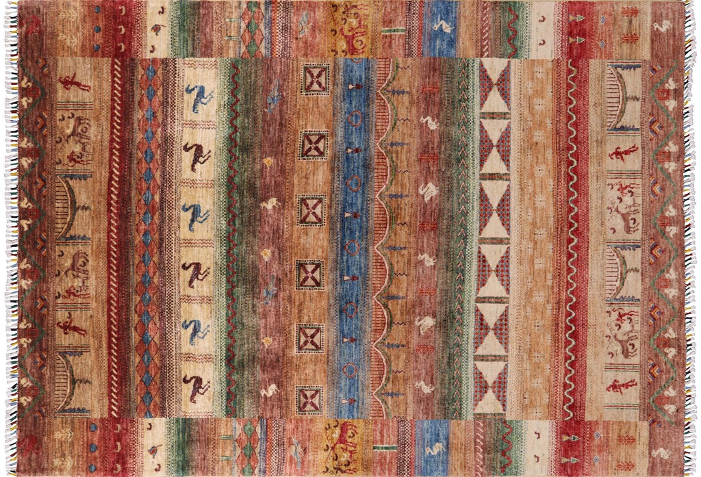 Persian Gabbeh Hand Knotted Tribal Rug - Manhattan Rugs