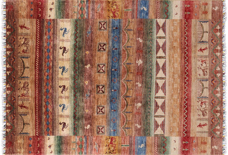 Persian Gabbeh Hand Knotted Tribal Rug - Manhattan Rugs