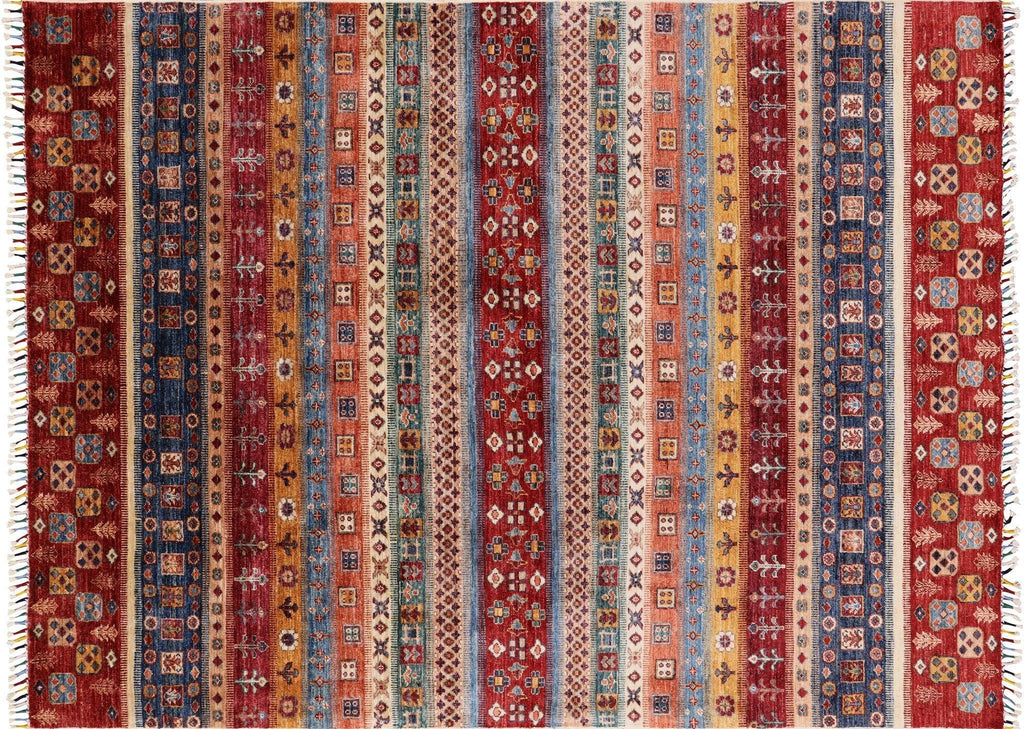 Persian Gabbeh Tribal Hand Knotted Wool Area Rug - Manhattan Rugs