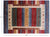 5' 7" X 7' 8" Hand Knotted Persian Gabbeh Tribal Wool Rug - P9880