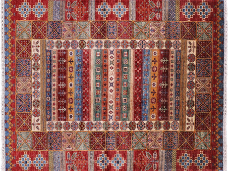 Super Kazak Hand Knotted Khorjin Rug - Manhattan Rugs