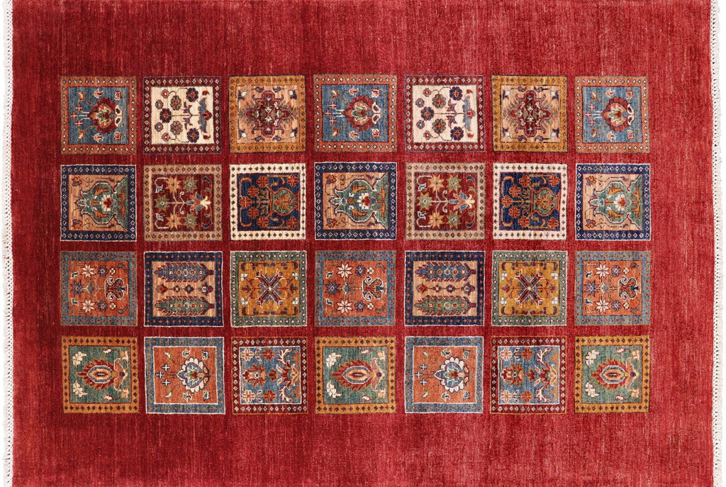 Garden Gabbeh Hand Knotted Wool Area Rug - Manhattan Rugs