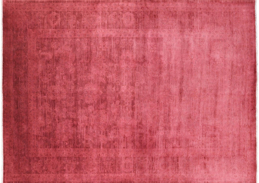 Hand Knotted Full Pile Overdyed Wool Rug - Manhattan Rugs