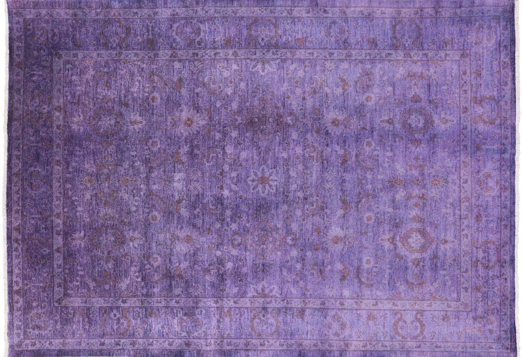 Persian Overdyed Full Pile Hand Knotted Area Rug - Manhattan Rugs