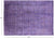 Purple 6' 1" X 8' 7" Overdyed Full Pile Hand Knotted Area Rug - P9922