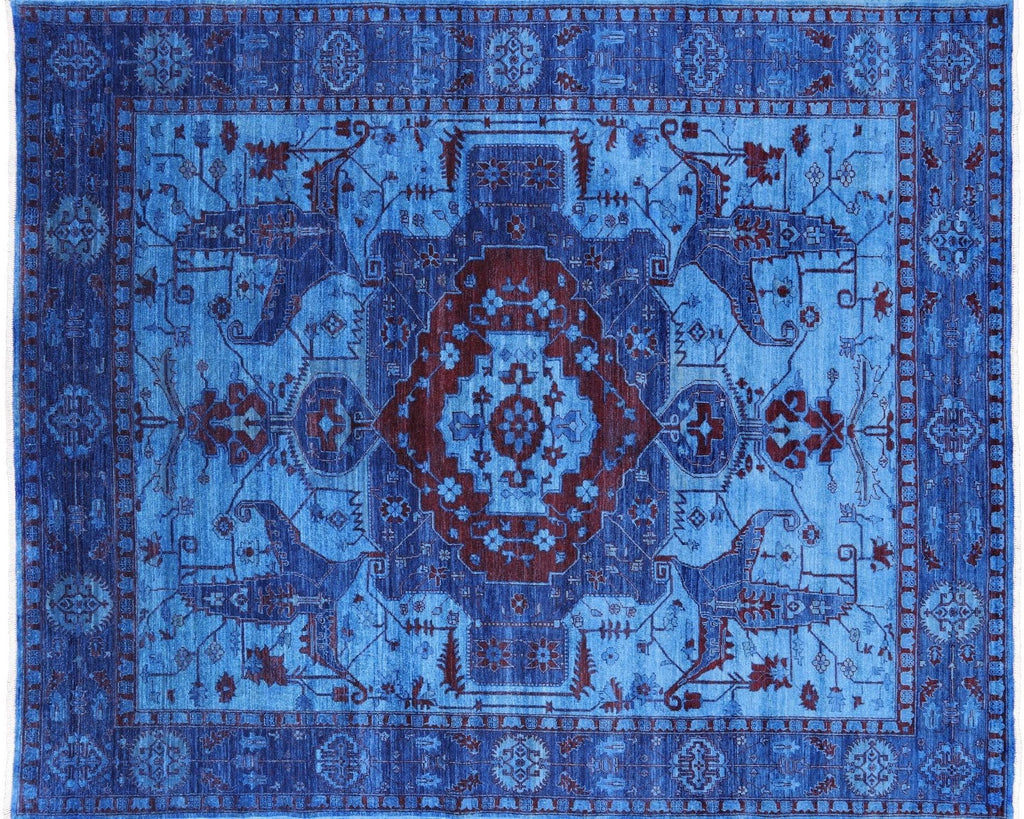 Fine Serapi Overdyed Full Pile Wool Area Rug - Manhattan Rugs