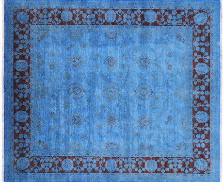 Overdyed Full Pile Wool Area Rug - Manhattan Rugs