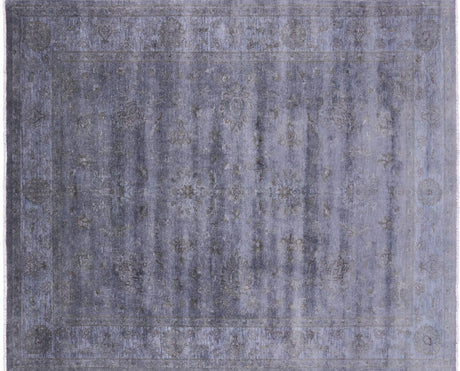 Overdyed Full Pile Hand Knotted Wool Rug - Manhattan Rugs