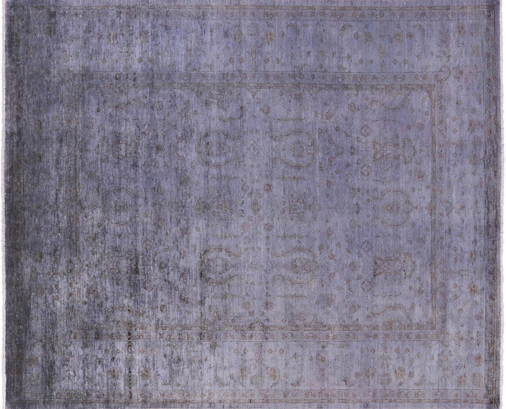 Hand Knotted Full Pile Overdyed Wool Rug - Manhattan Rugs