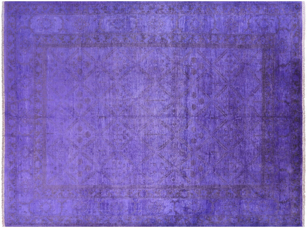 Full Pile Overdyed Handmade Wool Area Rug - Manhattan Rugs