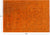 Orange Full Pile Overdyed Handmade Rug - Manhattan Rugs