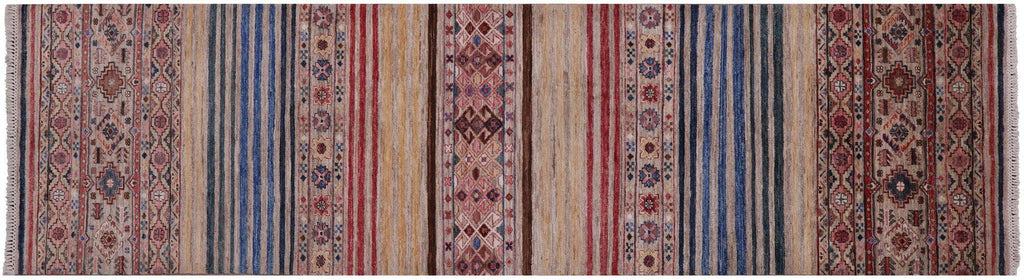 Runner Khorjin Super Kazak Handmade Rug - Manhattan Rugs