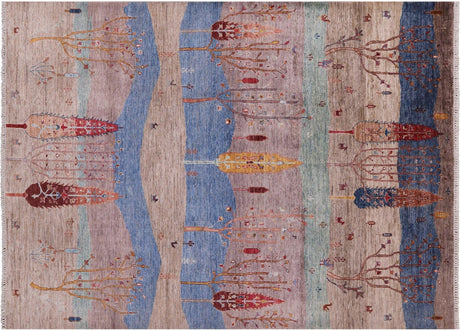 Persian Gabbeh Tribal Handmade Wool Rug - Manhattan Rugs