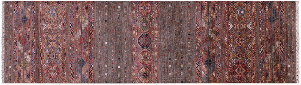Super Kazak Khorjin Handmade Wool Runner Rug - Manhattan Rugs