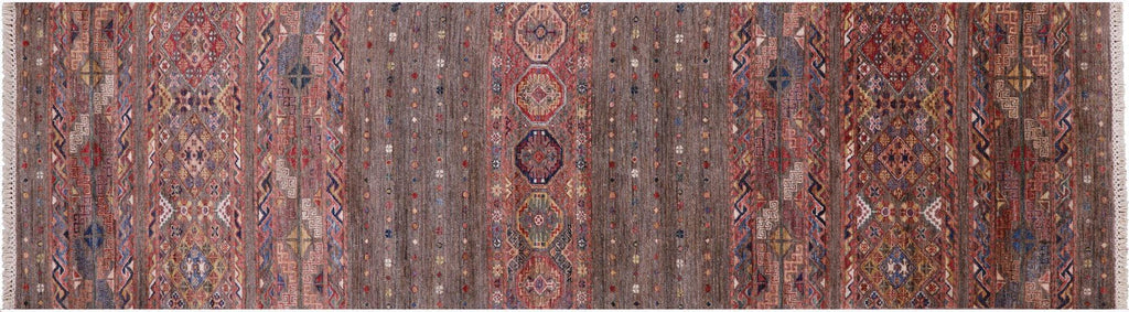 Super Kazak Khorjin Hand-Knotted Runner Rug - Manhattan Rugs