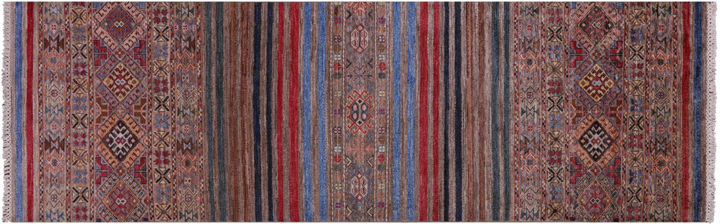 Super Kazak Khorjin Handmade Wool Runner Rug - Manhattan Rugs