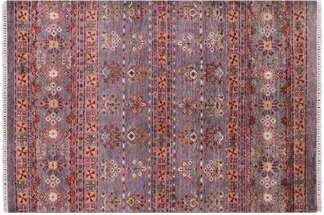 Hand Knotted Khorjin Super Kazak Wool Rug - Manhattan Rugs