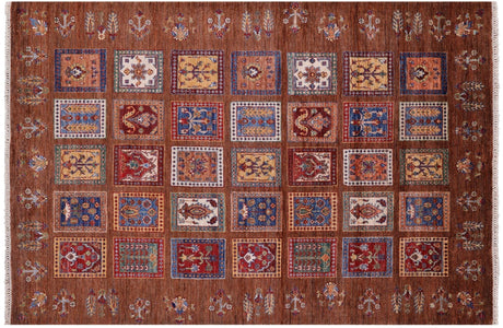 Tribal Persian Gabbeh Hand Knotted Wool Rug - Manhattan Rugs