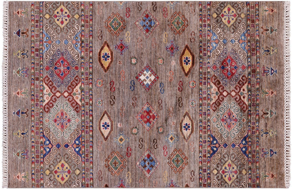 Khorjin Super Kazak Hand Knotted Wool Rug - Manhattan Rugs