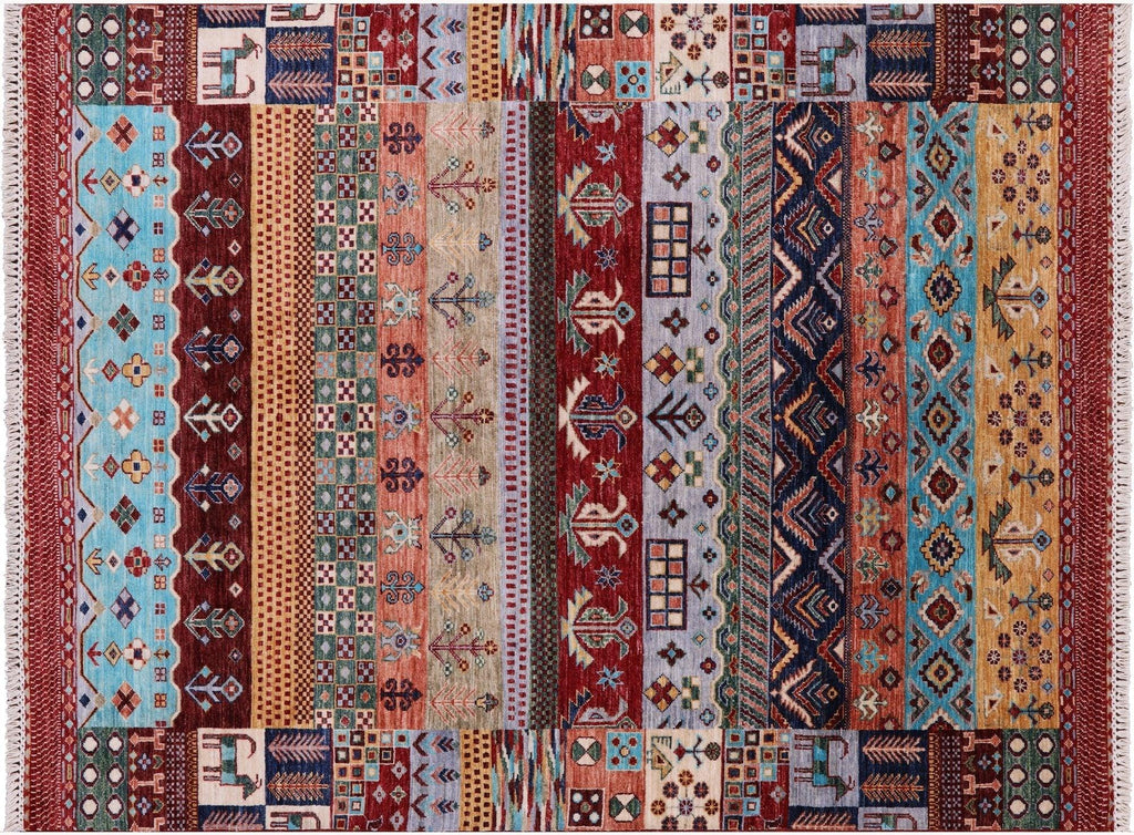 Tribal Persian Gabbeh Handmade Wool Rug - Manhattan Rugs