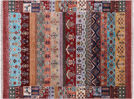 Tribal Persian Gabbeh Handmade Wool Rug - Manhattan Rugs