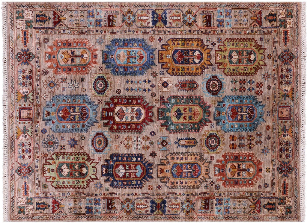 Fine Turkmen Ersari Hand-Knotted Wool Rug - Manhattan Rugs