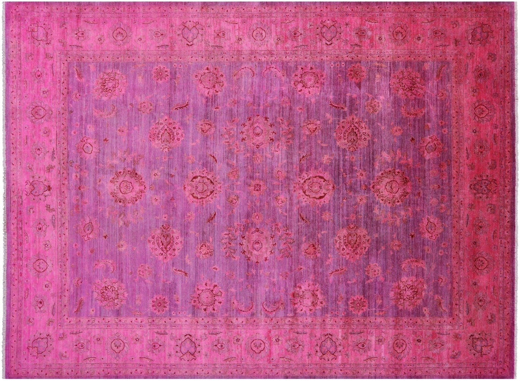 Overdyed Full Pile Handmade Wool Rug - Manhattan Rugs