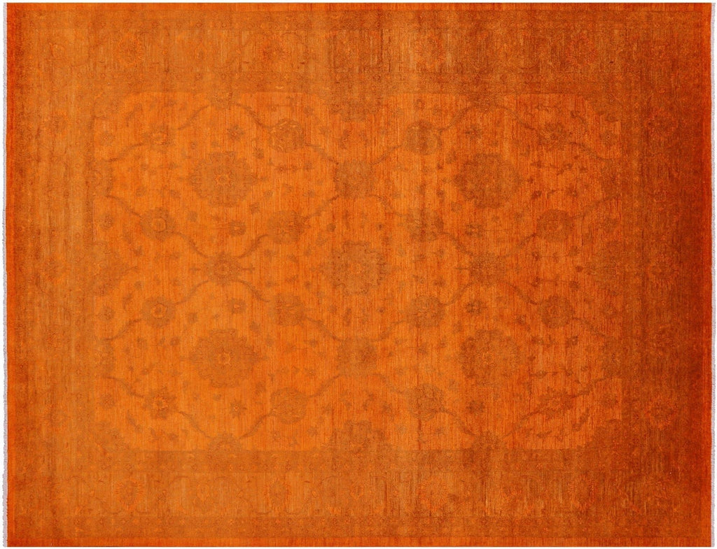 Hand Knotted Full Pile Overdyed Wool Rug - Manhattan Rugs