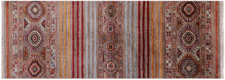 Khorjin Super Kazak Hand Knotted Runner Rug - Manhattan Rugs