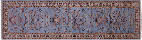 Runner Hand-Knotted Persian Tabriz Wool Rug - Manhattan Rugs