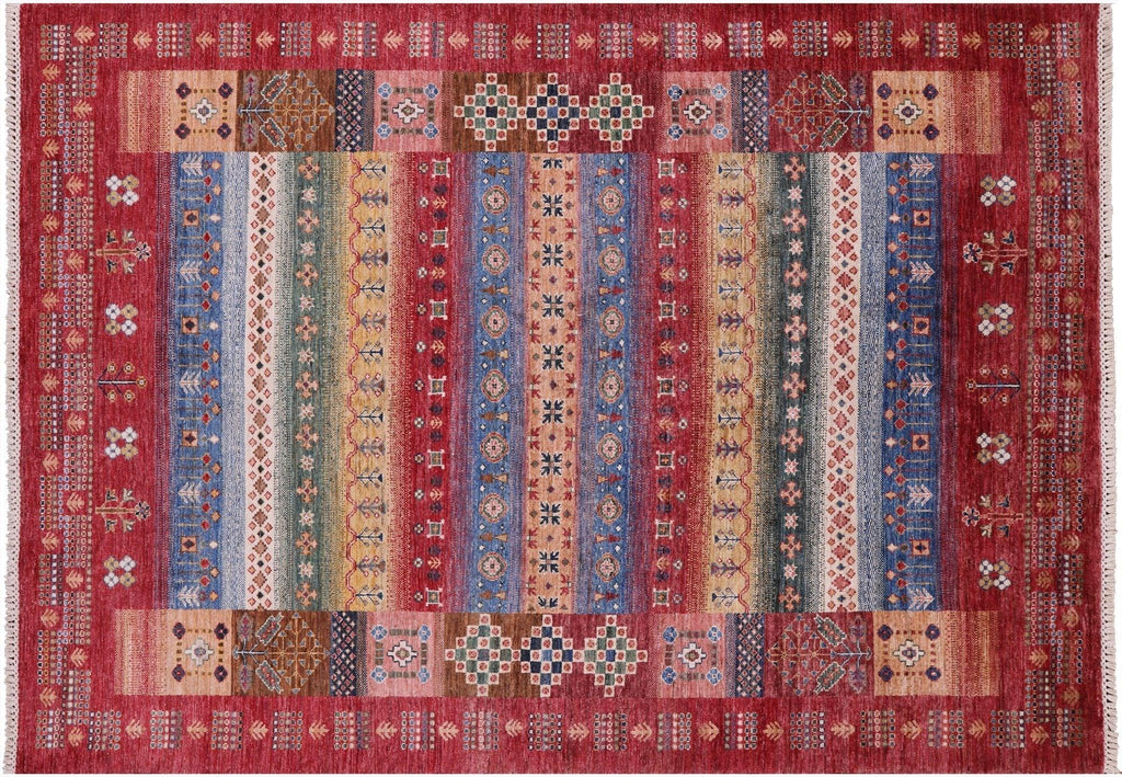 Tribal Persian Gabbeh Handmade Wool Rug - Manhattan Rugs